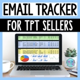 TPT Sellers Email Campaign Data Tracker and Email Marketin