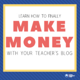 TPT Sellers, create a profitable blog by blogging with a purpose