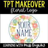 TPT Store Logo Template - Floral