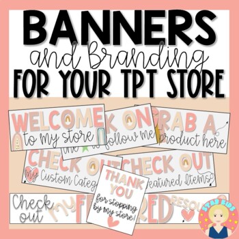 TPT Store Rotating Animated Quote Box |   Store Banner |   Logo | Column Banner