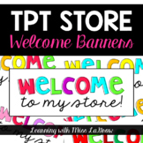 TPT Store Welcome Quote Banners