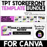 TPT Storefront Brand Canva Template Bundle for Teacher Sellers