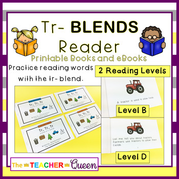 TR- Blend Readers Levels B and D (Printable Books and eBooks) | TPT