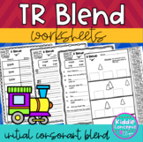 TR Blend Worksheets - Initial Consonant Blends