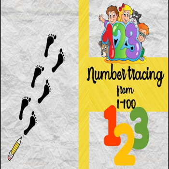 Preview of TRACING NUMBER FROM 1-100