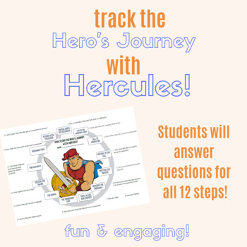 Preview of TRACK THE HERO'S JOURNEY WITH HERCULES