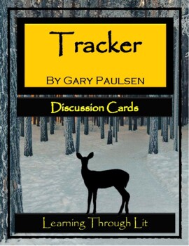 Preview of TRACKER Gary Paulsen - Discussion Cards (Answer Key Included)
