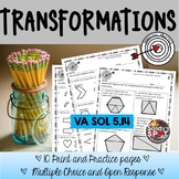 TRANSFORMATIONS  Grade 5 VA Math SOL 5.14