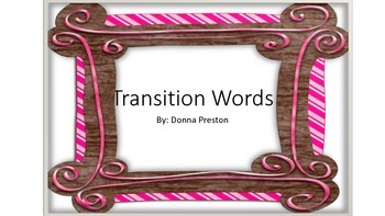 Preview of TRANSITION WORDS