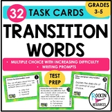 TRANSITION WORDS TASK CARDS, Writing Task Cards, Writing S