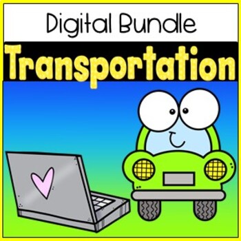 Preview of TRANSPORTATION DIGITAL BUNDLE! 4 Products in this Pack. Reading, Math & More.