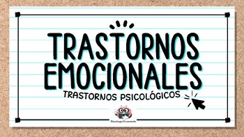 Preview of TRASTORNOS EMOCIONALES