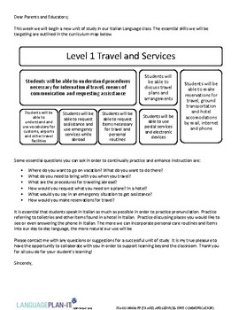 Preview of TRAVEL AND SERVICES UNIT COMMUNICATION (ITALIAN)