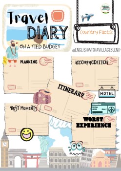 Preview of TRAVEL DIARY