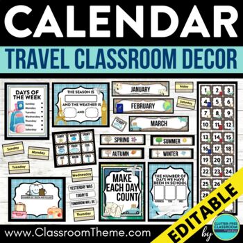 travel classroom calendar