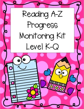 Preview of TRC Reading A-Z Progress Monitoring Kit K-Q
