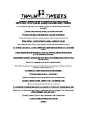 TREAT YOUR STUDENTS TO TWAIN TWEETS!