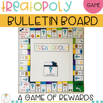 Preview of TREATOPOLY Behavior Management Chart and Bulletin Board Rewards Cards