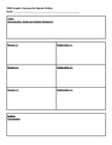 TREE Graphic Organizer for Opinion Writing (Open Court Reading)