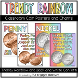 TRENDY RAINBOW Coin Posters and Chants | Trendy Decor