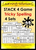 TRICKY SPELLING Game - STACK  4 - (4 Sets - 50 Words/Flash