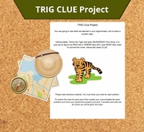 TRIG, Law of Sines and Law of Cosines Clue Project