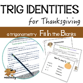 Thanksgiving - TRIGONOMETRY identities