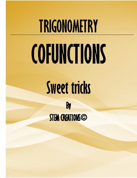 Preview of TRIGONOMETRY: COFUNCTIONS