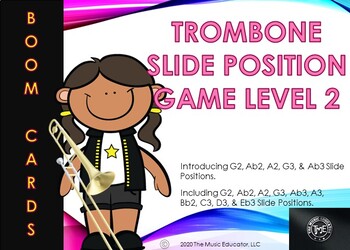 Preview of TROMBONE SLIDE POSITION GAME - LEVEL 2