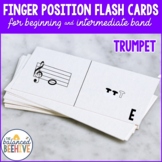 TRUMPET Fingering Flash Cards