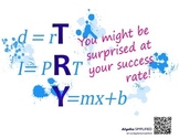 TRY Math Poster - Success Version