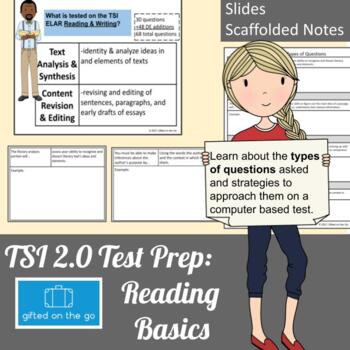 Preview of TSI 2.0 Test Prep: Reading Basics