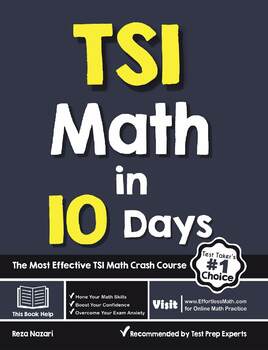 Preview of TSI Math in 10 Days: The Most Effective TSI Math Crash Course