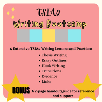 Preview of TSI WRITING BOOTCAMP