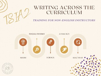 Preview of TSIA2- Writing Across the Curriculum