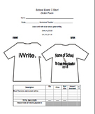TShirt Order Form (editable)