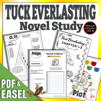 Preview of TUCK EVERLASTING NOVEL STUDY