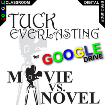 Preview of TUCK EVERLASTING Movie vs Novel Comparison Activity DIGITAL Film Analysis