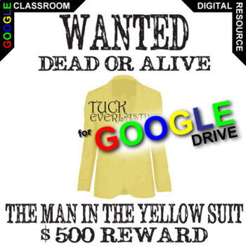 Preview of TUCK EVERLASTING Wanted Poster Activity DIGITAL Engaging Creative Connection