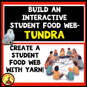 Preview of TUNDRA-Build an Interactive STUDENT FOOD WEB!  Food Chain Activity Energy Flow