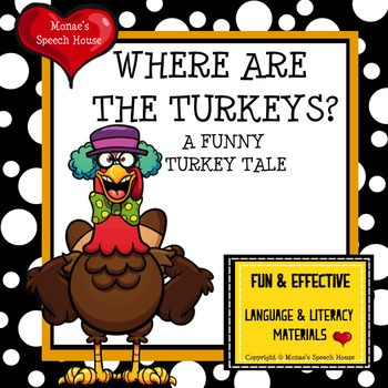 Preview of TURKEY BOOK & PACKET language AAC