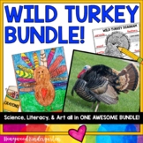 TURKEY BUNDLE! Art Project & Animal Research Thanksgiving 