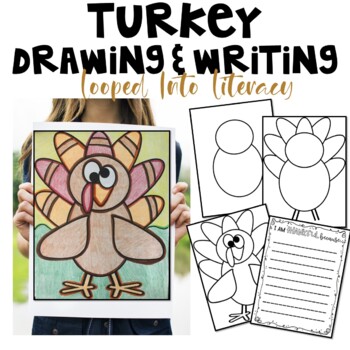 Preview of TURKEY DIRECT DRAWING AND WRITING ACTIVITIES THANKSGIVING
