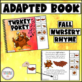 TURKEY HOKEY POKEY Adapted Book -  Fall Nursery Rhyme Velc