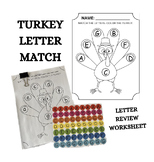 TURKEY LETTER MATCH - Uppercase & Lowercase Letter Recogni