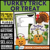 TURKEY TRICK OR TREAT activities READING COMPREHENSION - B