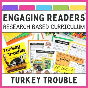 Preview of Turkey Trouble Read Aloud Lessons and Comprehension Activities