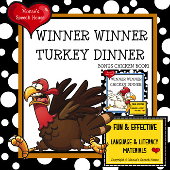 Preview of TURKEY BOOK & Bonus CHICKEN BOOK Early Reader Literacy Circle