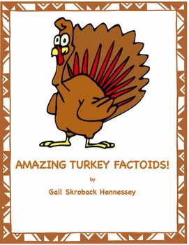 Preview of TURKEYS! AMAZING TURKEY FACTS! FREEBIE(Interactive Notebook Activity)