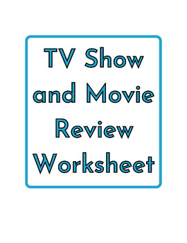 Preview of TV and Movie Review